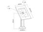 Espositore Per Tablet con Serratura Mod.677 - IPad 2/3/4 / Air /