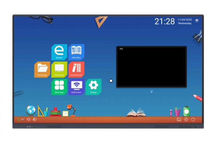 TeachScreen X65 monitor touch screen | 55"