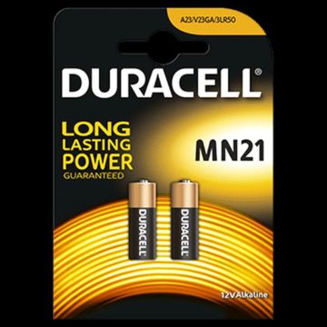 Batterie Duracell Alkaline 12V 23AE BL2.